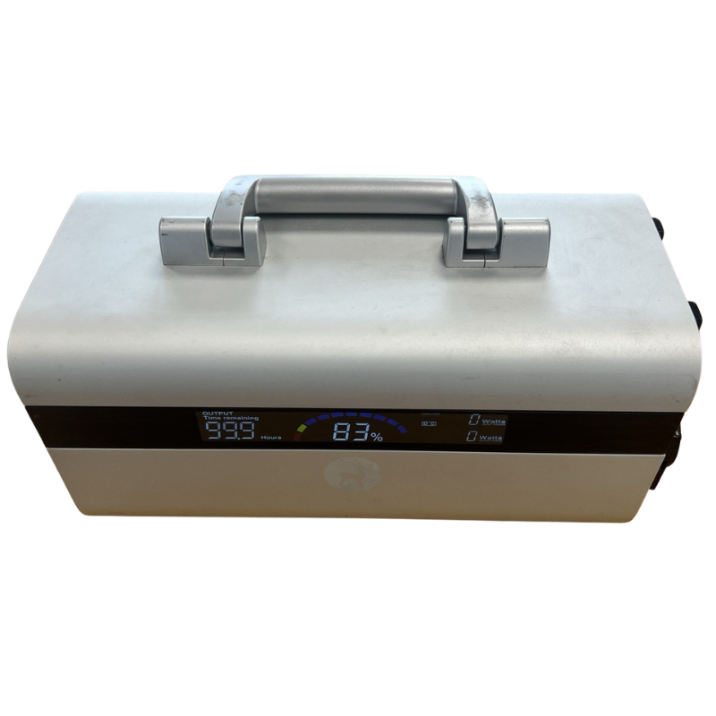 LOADIES Aluminium Powerstation mit 600 Watt und 530 Wh (gebraucht)